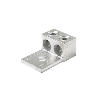 Ilsco Mechanical Lug AU-350, aluminum, dual rated, designed for two conductors.