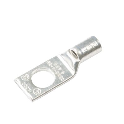 Copper compression lug by FTZ Industries, model CSWS-4-14, designed for secure electrical connections, silver finish.