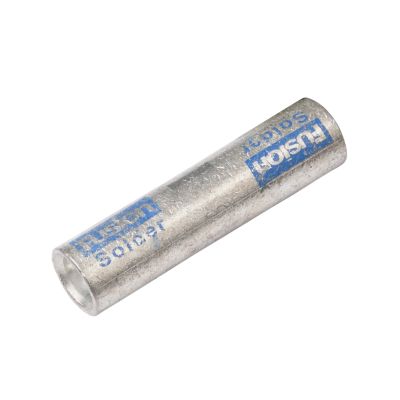 FUSION Copper Lugs Butt Splice for efficient electrical connections, featuring durable metal construction and clear labeling.