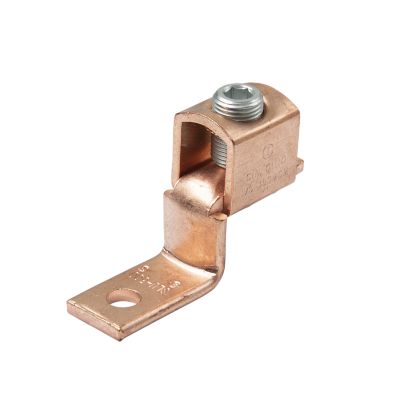 Copper mechanical lug, ILSCO SLU-300, for one conductor with one hole design. Ideal for secure electrical connections.