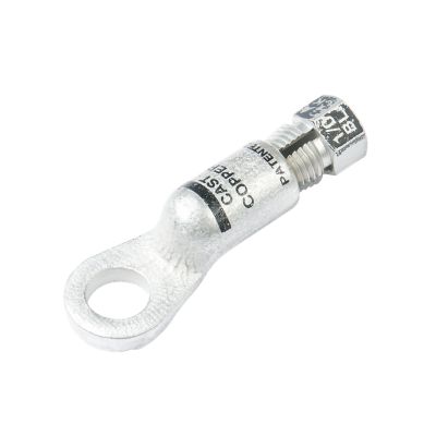 Compression Nut Heavy Wall Lug by Quick Cable, showcasing durable metal design and threaded stud opening.