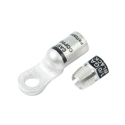 Compression Nut Heavy Wall Lug with Stud Featuring Detailed Design and Robust Construction.