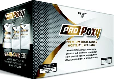 Pettit 3112GK ProPoxy Two-Part Acrylic Urethane Topside Paint, Chevy White