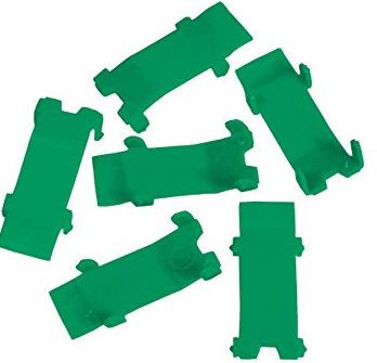 REPL CLIPS-GREEN-PK OF 6 INCLUDES 6 INDICATOR CLIPS. CO2 CARTRIDGE SOLD SEPERATELY.