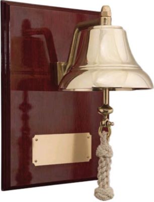 BELL PLAQUE MAHOGANY PMG