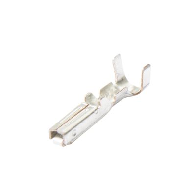 TE Connectivity AMP Superseal 1.5 receptacle contact, shown as a metal connector for 22-20 gauge wiring applications.