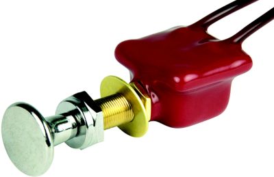 BEP-Marinco 1001306 PVC Coated Push-Pull Switch, Off/On, Wire Leads, 16 AWG, 8", SPST
