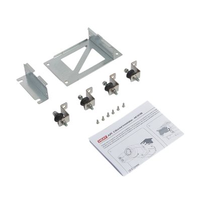 Whale AK1819B underfloor bracket kit with vibration mounts and installation guide.