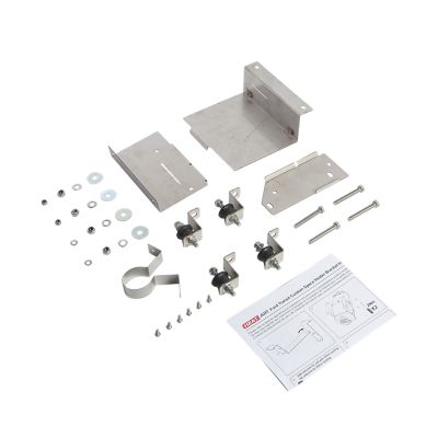 Heat Air Underfloor Transit Bracket Kit with components including clamps, bolts, and installation guide.