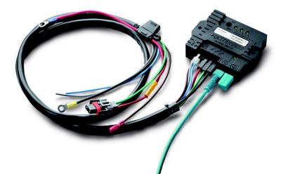 Mastervolt Alpha Pro III Charge Regulator with XL Cable, featuring assorted colored wires for marine electrical systems.