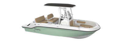 Reef Green Hull Sides (White Bottom)