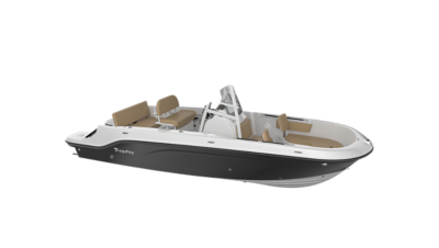 Black Hull Sides (White Bottom)