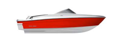 Rally Red Hull Sides (White Bottom)