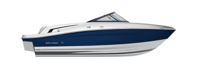 Blue Hull Sides (White Bottom)