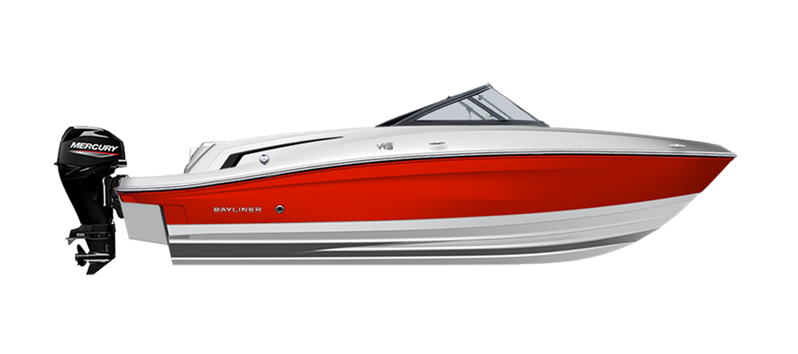 Rally Red Hull Sides (White Bottom)