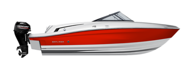 Rally Red Hull Sides (White Bottom)