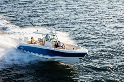 Boston Whaler debuts the confident new 330 Outrage