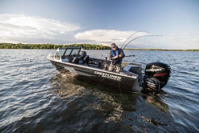 Deluxe fishing in a modern boat