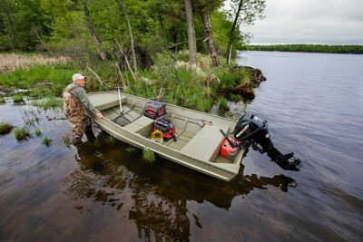 Crestliner Aluminum Utility Jon Boat