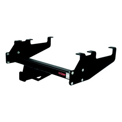 CURT 15511 adjustable hitch for Chevrolet, Dodge, Ford, GMC trucks, showcasing robust design and 15,000 lbs capacity.