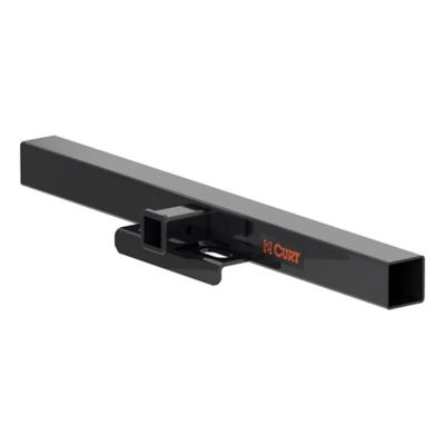 CURT 15920 weld-on hitch center section with 2-inch receiver, showcasing durable construction and sleek black finish.