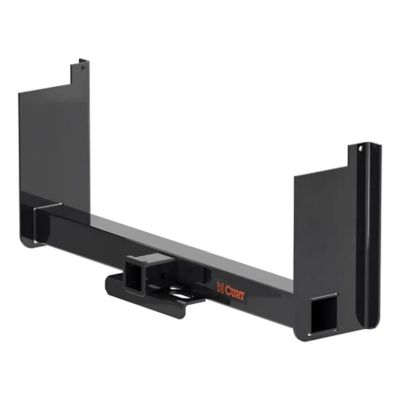 Weld-on Class 5 hitch with 2-1/2" receiver, designed for robust towing needs and easy installation on vehicle frames.