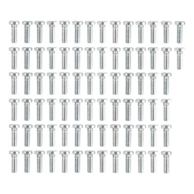 Universal bolts for 5th wheel hitch rails, 8-pack, arranged in rows on a white background. Durable and reliable hardware.