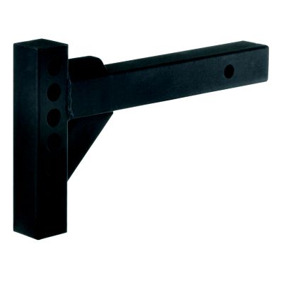 Replacement weight distribution hitch shank for 2-inch receivers with adjustable rise and drop.