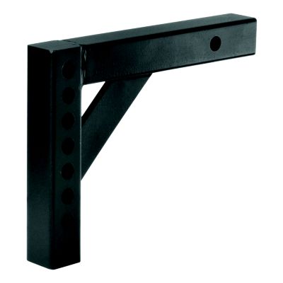 Replacement weight distribution hitch shank for 2-inch receiver, featuring multiple adjustment holes and a robust, black design.
