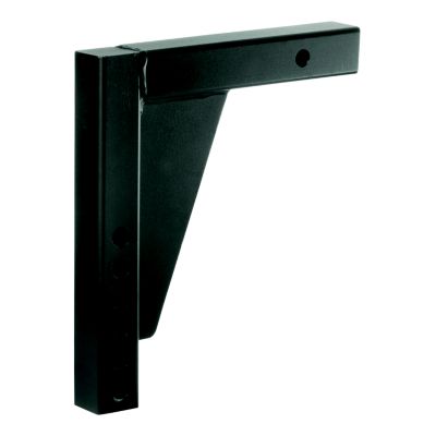 Replacement weight distribution hitch shank with black finish, designed for 2-inch receivers and adjustable drop.