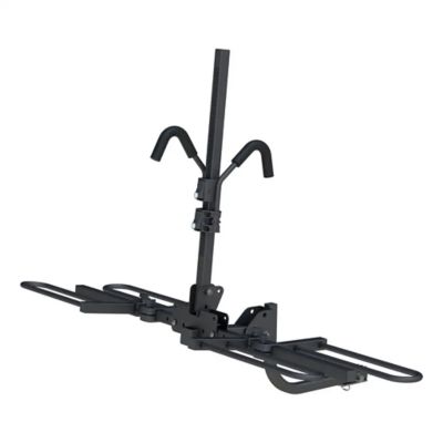 Trailer hitch bike rack for 2 bikes, secure locking tray style, fits various receivers. Ideal for cycling enthusiasts.