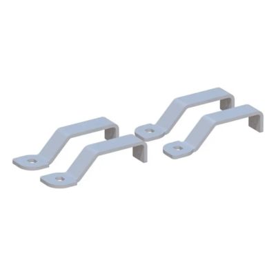 Replacement 5th wheel puck system handles for Ford, showing four sturdy metal components compatible with CURT systems.