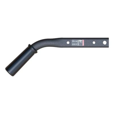 Black CURT 19212 replacement A-Series 5th wheel handle with ergonomic grip and metal construction.