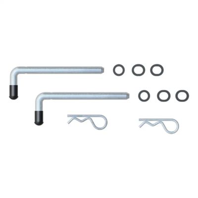 Replacement Q-Series 5th wheel head attachment pins set with clips and washers for CURT 19221.