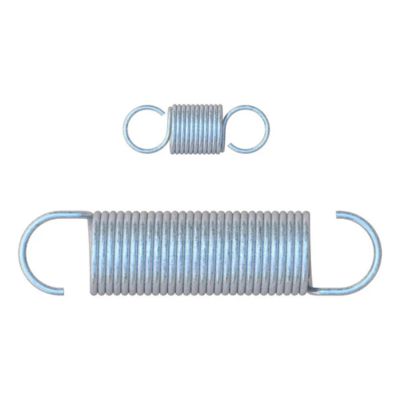 Steel replacement springs for CURT E16 5th wheel head, featuring a compact and coiled design with hooked ends.