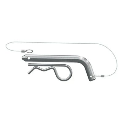 Replacement pin and lanyard for QuickPin Coupler, featuring durable metal design and secure attachment components.