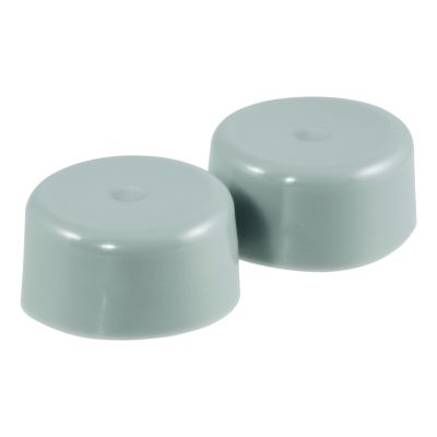Trailer wheel bearing protector dust covers, gray, 2-pack. Protects bearings from dirt and moisture.
