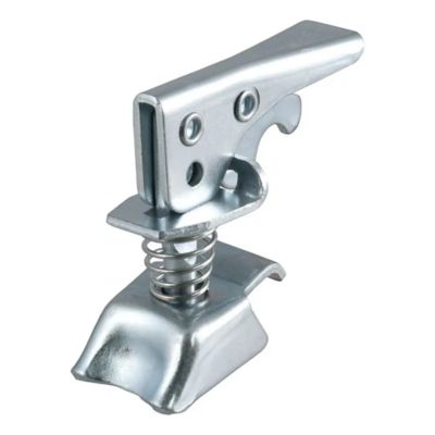 Posi-Lock coupler replacement latch for trailer hitch ball, featuring a spring mechanism and durable metallic finish.