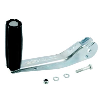 Replacement A-Frame jack handle with black grip, compatible with CURT models #282, #2822, #2823, #2825.