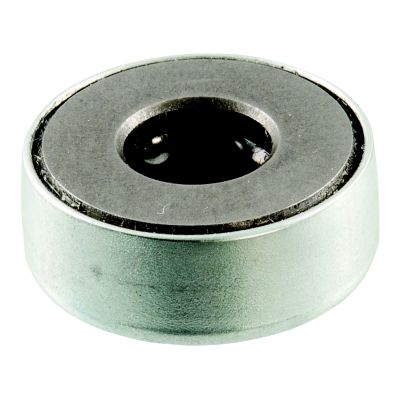 Replacement swivel jack bearing for top-wind jacks, showing a metallic, circular design suitable for CURT jacks.