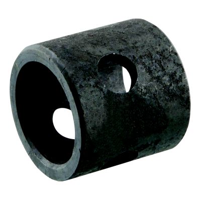 Swivel jack male pipe mount replacement part with visible pin hole, showcasing its robust metal construction.