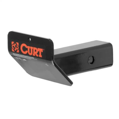 CURT 31007 trailer hitch skid plate designed for a 2-inch receiver, featuring durable black construction and CURT logo.