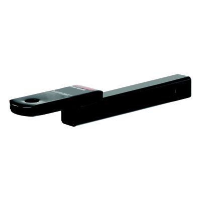 CURT 45019 Class 1 trailer hitch ball mount, fits 1-1/4-inch receiver, shown in sleek black design for heavy towing.