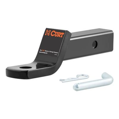 CURT Class 3 trailer hitch ball mount with pin and clip, designed for 2-inch receiver, ideal for towing up to 7,500 lbs.