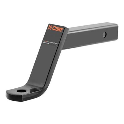 CURT Class 3 trailer hitch ball mount with drop, fits 2-inch receiver, featuring durable construction for secure towing.