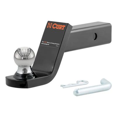 Fusion trailer hitch mount with 1-7/8 inch ball and pin, designed for 2-inch receiver, ideal for towing up to 5,000 lbs.