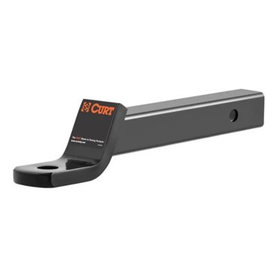 CURT 45260 Class 3 trailer hitch ball mount for 2-inch receiver, showing drop feature and durable construction.