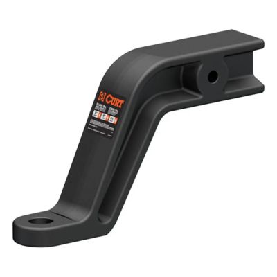 Industrial duty forged trailer hitch ball mount with sleek design, fits 3-inch receiver, features durable construction.