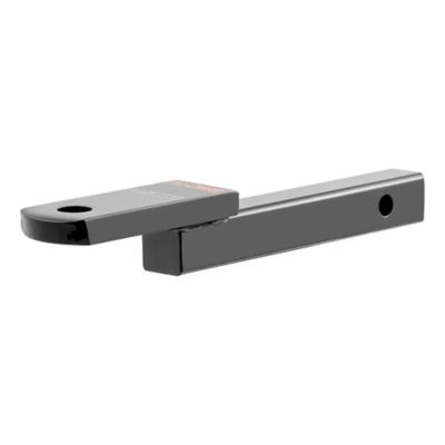 Class 2 trailer hitch ball mount with 1-1/4-inch receiver, featuring sleek design and robust construction for towing needs.
