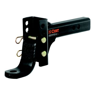 CURT 45901, Adjustable Trailer Hitch Ball Mount, 2-Inch Receiver, 6-3/4 ...